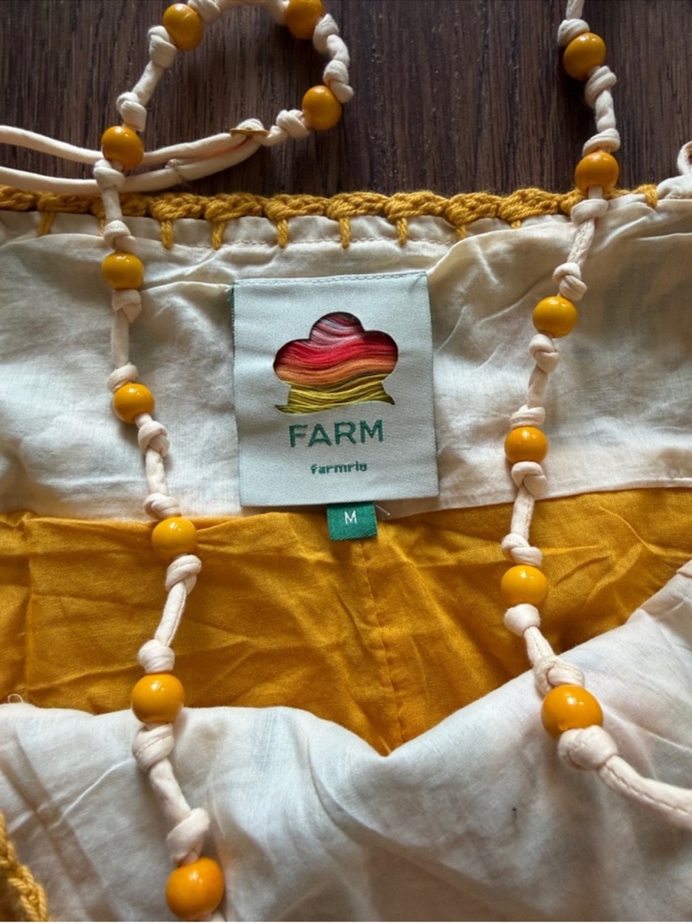Farm Rio Sand Hilo A-Line Maxi Dress - Picture 5 of 7
